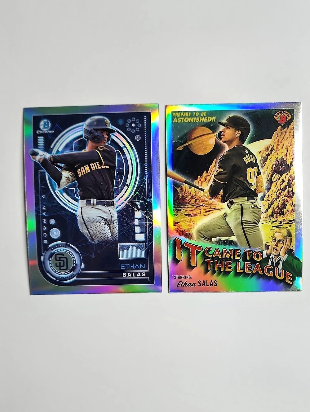 Ethan Salas ~ 2024 Bowman Chrome  ~ Rookie ~ Refractor